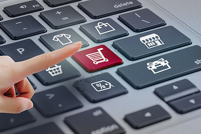 網(wǎng)上購(gòu)物 背景圖片